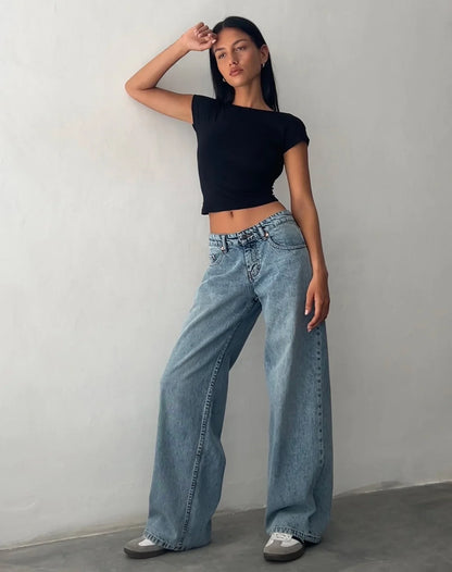 LOW RISE JEANS